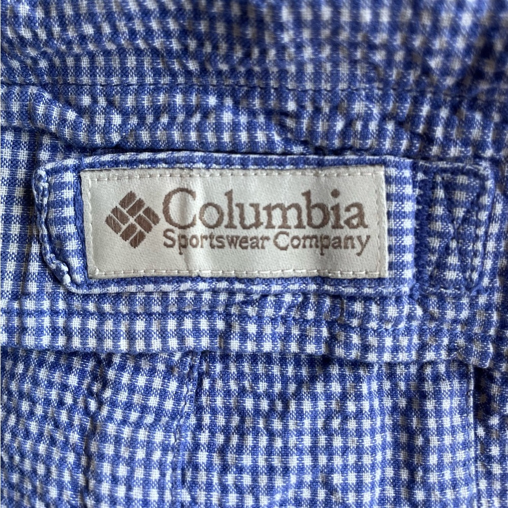 Colombia Men’s XL  casual / fishing gingham shirt